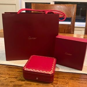 Cartier bag with jewelry box